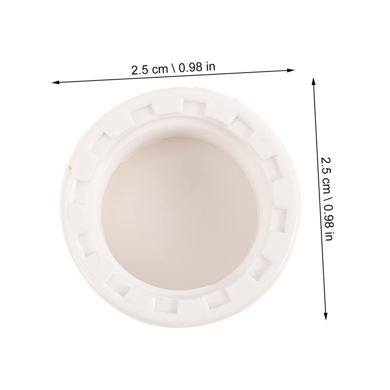 CAXUSD 10pcs PVC Fitting Saver Sprinkler Cap Inner Thread Plug