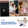 DOITOOL 1Set Dustless Chalk Set with Holder of Chalk for