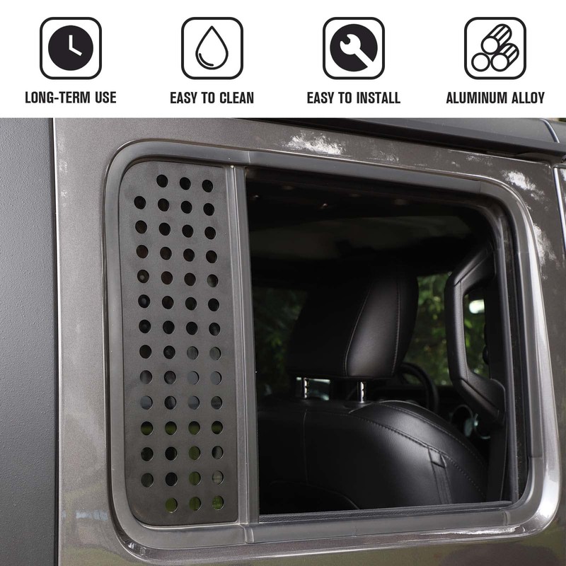 Jimen Compatible with 2018-2023 Jeep Wrangler JL JLU Gladiator JT