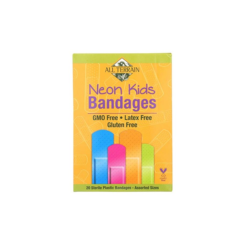 All Terrain Bandage Kids Neon 20 Ct
