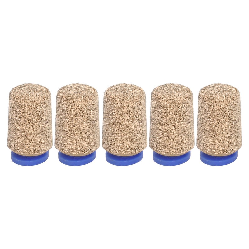5Pcs Pneumatic Exhaust Muffler Pipe Connection Noise Filter Brass Silencer