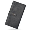 HAKATA NO MORI LEATHER Women's Thin Long Wallet, Genuine Leather,
