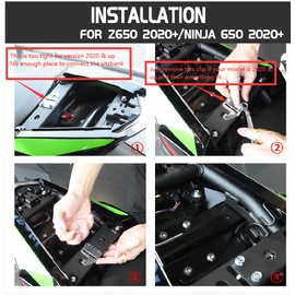 Rear Seat Cowl for Ninja 650 Z650 2017-2025 2021 2022 2023 2024, Passenger Pillion Solo Fairing Cover Tail Section, Light Green