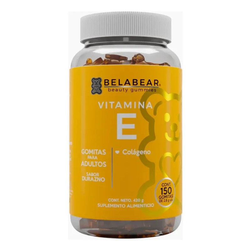 Vitamina E 150 Gomitas Belabear Antioxidante Y Piel Radiante Sabor