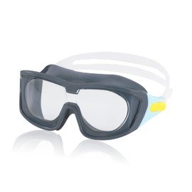 Speedo Unisex Kids Swim Goggles Proview Mask, Steel Grey/Clear, One Size