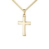 JEVELION Pendant Cross Gold Cross for Women, Men and Children,
