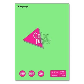 Nagatoya Shoten Color Paper Na-3225 A4 Medium Thick 100 Sheets Wakatake