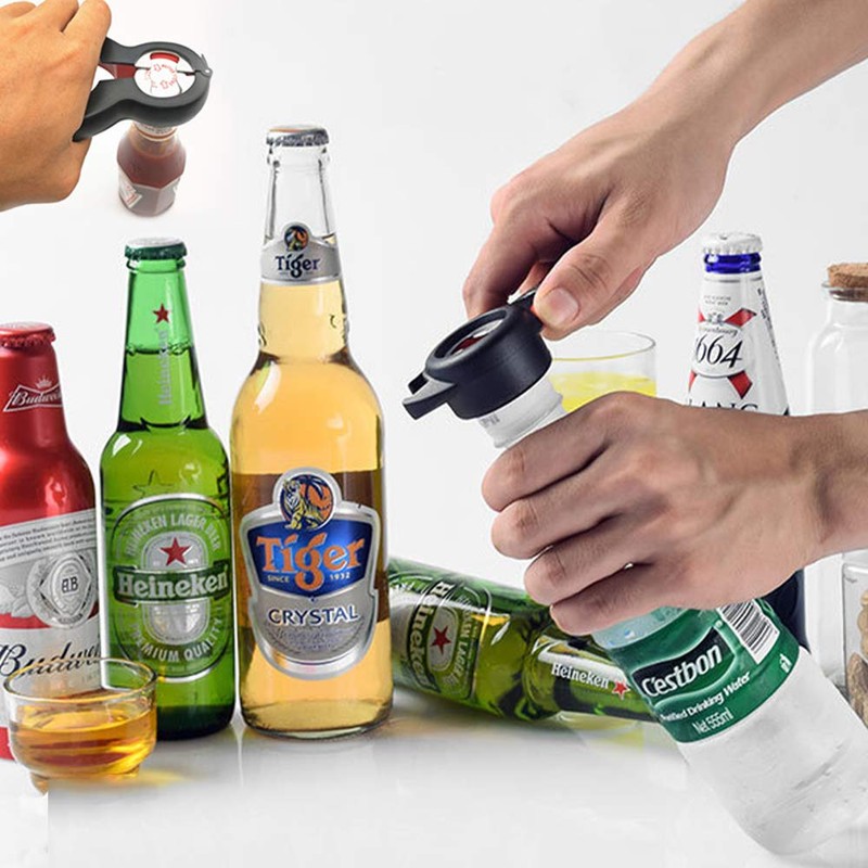 Multi Bottle Opener,2 Pieces Multi Bottle Can and Jar Grip