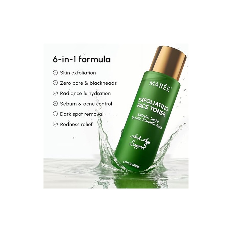 MAREE Exfoliating Toner with 2% Salicylic Acid (AHA BHA) -