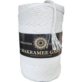 Macrame Yarn, Cotton Yarn, Cord for Crafts, Macrame Cotton Cord