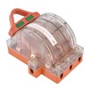 Disconnect Knife Switch Full Copper Transparent Shell 3 Pole Double