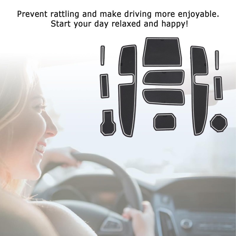YEE PIN Sandero 3 Rubber Mats Compatible with Dacia Sandero
