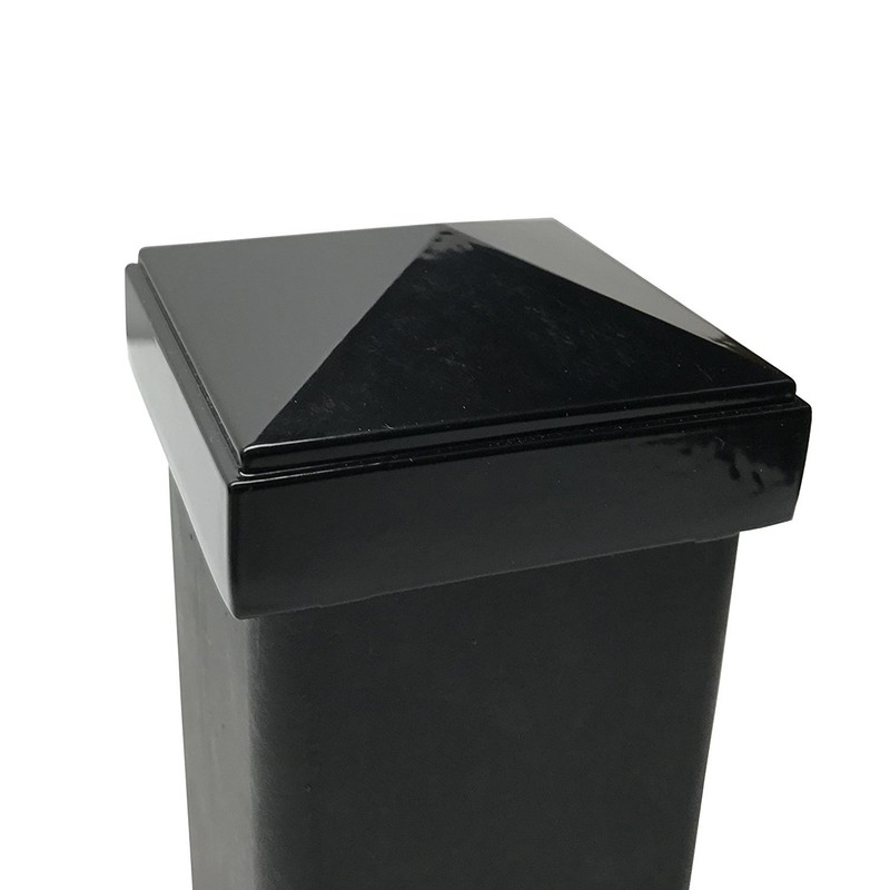 2.5" x 2.5" Aluminium Pyramid Post Cap for Metal Posts