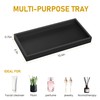 Bathroom Counter Tray,EG-SIPRO High-Grade Thickened Silicone Bathroom Vanity Tray,Shatterproof Durable