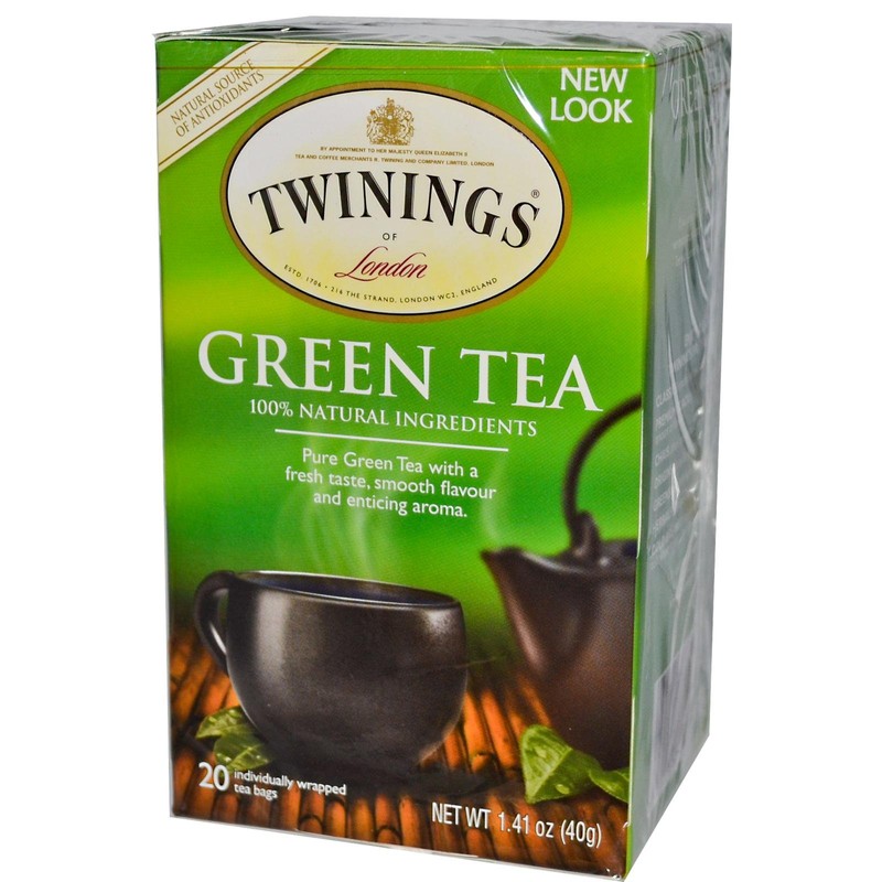 Twinings Green Tea, 1.48 Ounce Box 20 individual tea bags