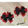Ladybug Toddler Hair Bow Set