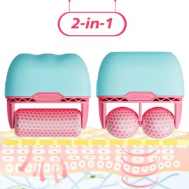 TBPHP Face Roller Ice Roller Massager Tool for Face Eyes Ice Roller Massage Body Tool (Pink)