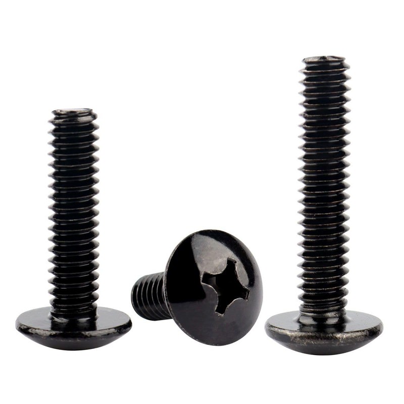 KOSJETHAS #6-32 x 1/2" Truss Head Phillips Machine Screws, 304