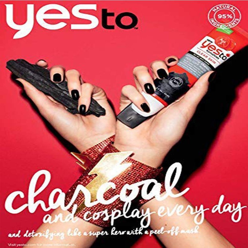 Yes To Tomatoes Detoxifying Charcoal Peel Off Face Mask, 2