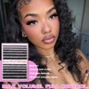 Kiromiro Fluffy Lash Clusters Volume 8-20mm DIY Individual Lash Extensions