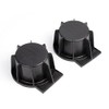 CROSSDESIGN 2 Pcs Front Console Cup Holder Insert Liner Compatible