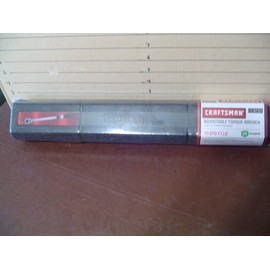 18 INCH Craftsman 1/2inch adjustable torque wrench 10lb-150ft lbs