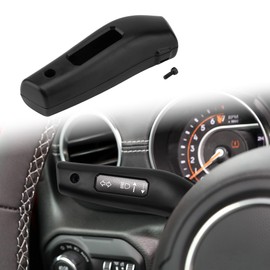 Turn Signal Lever Extension Blinker Switch Extension for Jeep Wrangler JL/Gladiator JT 2018-2024 Wrangler-Black