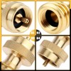 Mtsooning Adapter Konverter 1 LB Propan Gas Grill Adapter Konverter