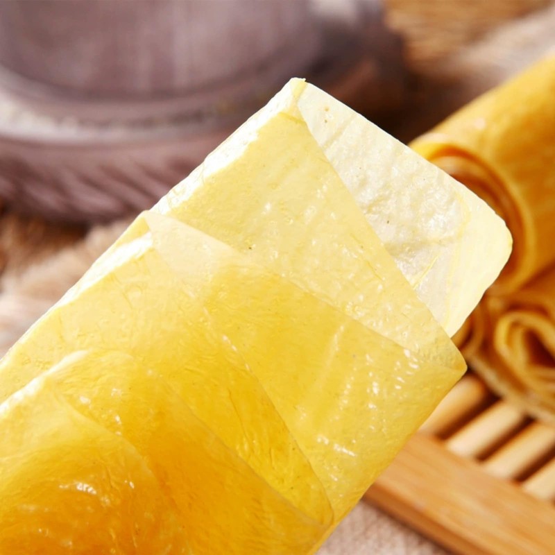 Handmade Sliced Tender Tofu Skin, 3 Pack Soybeans Skin for
