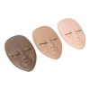 3PCS Eyelash Mannequin Head Removable Replaced Eyelids Eyelash Practice Head