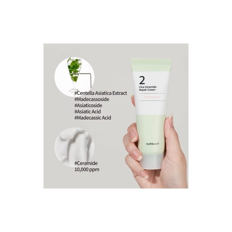 Numbuzin [Numbuzin]No.2 Cica Ceramide Repair Cream 60ml