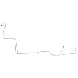 Inline Tube Replacement for 1970-71 Ford Torino Fairlane C4 5/16" Transmission Cooler Lines 2pc, OE Steel