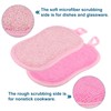 sourcing map Multipurpose Kitchen Dish Sponge Scrubber, 5 Pcs Non