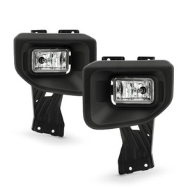 AKKON - Fits 2020-2022 Ford F250 F350 SuperDuty Halogen Fog Lights Driving Lamp Pair w/Wiring Harness Switch Accessories