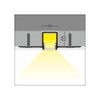 1m Plater-in LED Profile C3T for Ceiling and Drywall, Opal