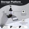 Matte Black Waterfall Tub Spout, High Flow Laminar Waterfall Tub