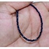 Sunshinegems Natural Blue Sapphire Gemstone Full Faceted Beads Crystals Dainty