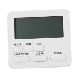 COLLBATH Multi Functional Silent Digital Timer with Alarm Clock Electronic Countdown Timer for Kitchen Classroom and Home Use Includes Stand and Magnetic Back