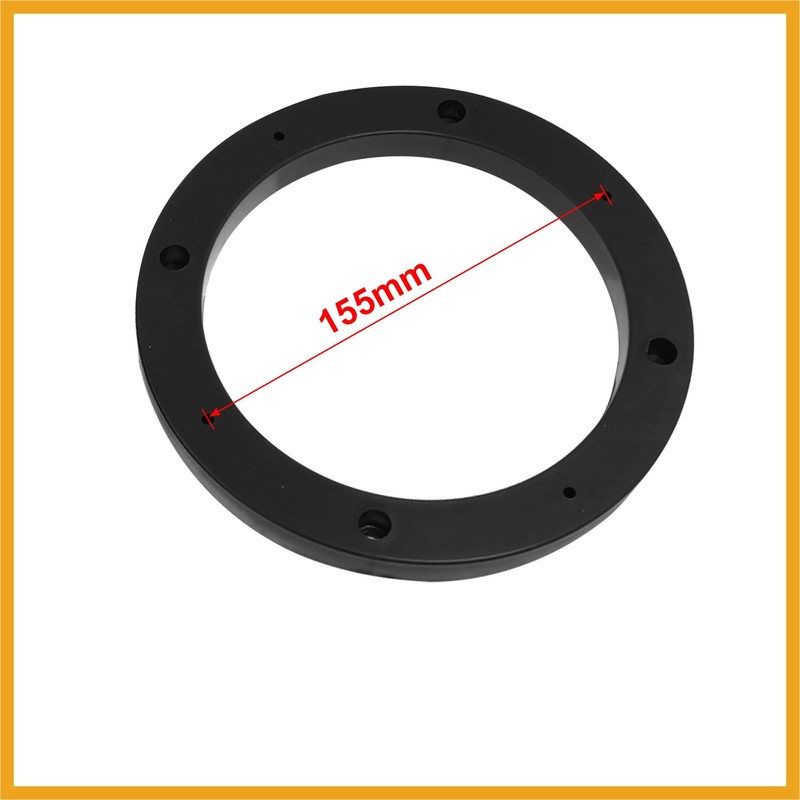 Partuto Auto Car Truck Black 6.5" Plastic Speaker Spacers 14mm