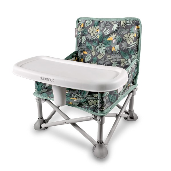 Summer Infant Pop ‘N Sit Portable Booster DLX (Jungle Botanical)