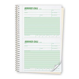 ABC Phone Call Log Book for Office & Businesses - Call Log Book & Phone Message Book for Easy Reference - Carbonless Duplicate, 5 5/8 x 8 1/2", 3 Books (300 Calls)