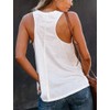 Famulily - Canotta Basic da Donna, con Scollo a V,