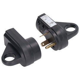 30 AMP Plug RV RV Receptacle Plug Set AMP Replacement Male and Female with Handle US 125V - for Replace Your Today