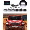 Sidi LED Grill Lights for Jeep Wrangler JL JLU 2024
