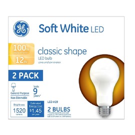 GE Lighting A19 LED E26 (Medium) 2 Pack