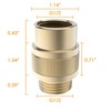 ChuangTim Shower Head Shut Off Valve, Shower Flow Control Valve