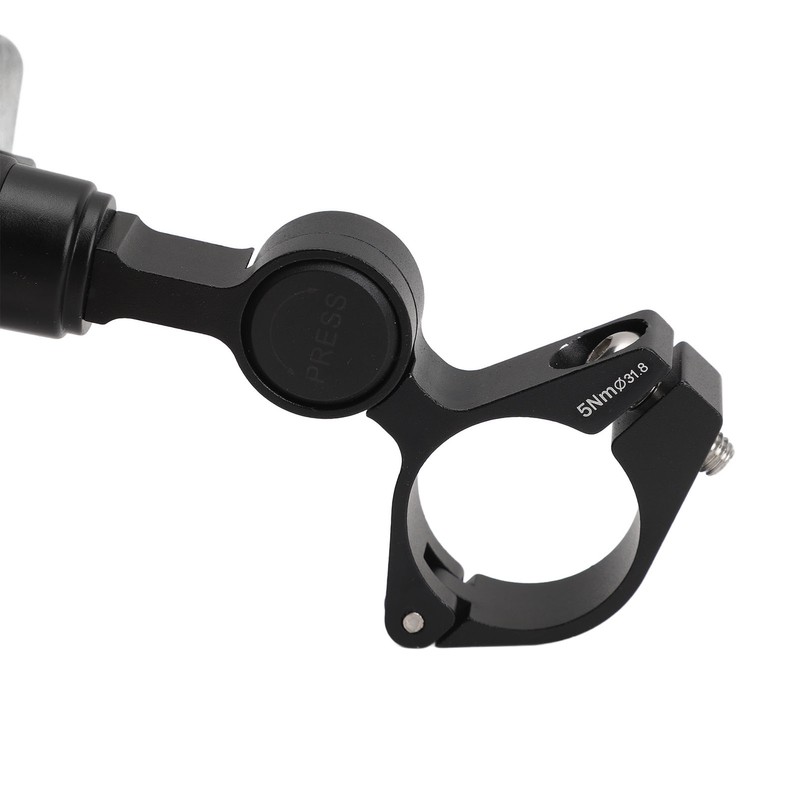 Bike Phone Mount Aluminum Alloy Adjustable Anti Slip Cycling Handlebar