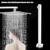 16 Inch Long Polished Stainless Steel Wall Mounted Shower Head