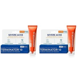 AcneFree Terminator 10 Acne Spot Treatment with Benzoyl Peroxide 10% Maximum Str