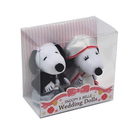 Snoopy Wedding Japanese Style Mini Mascot with Box Snoopy Belle Peanuts Original Set with Free Bonus Item